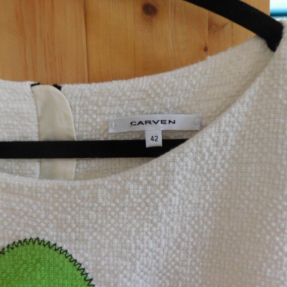 CARVEN Designer dress R32 size 12 - Picture 5 of 7